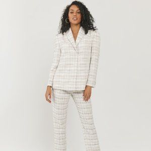 Something Navy Barbie Tweed Blazer